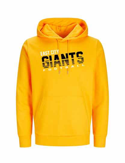 Keltainen collegehuppari ECG