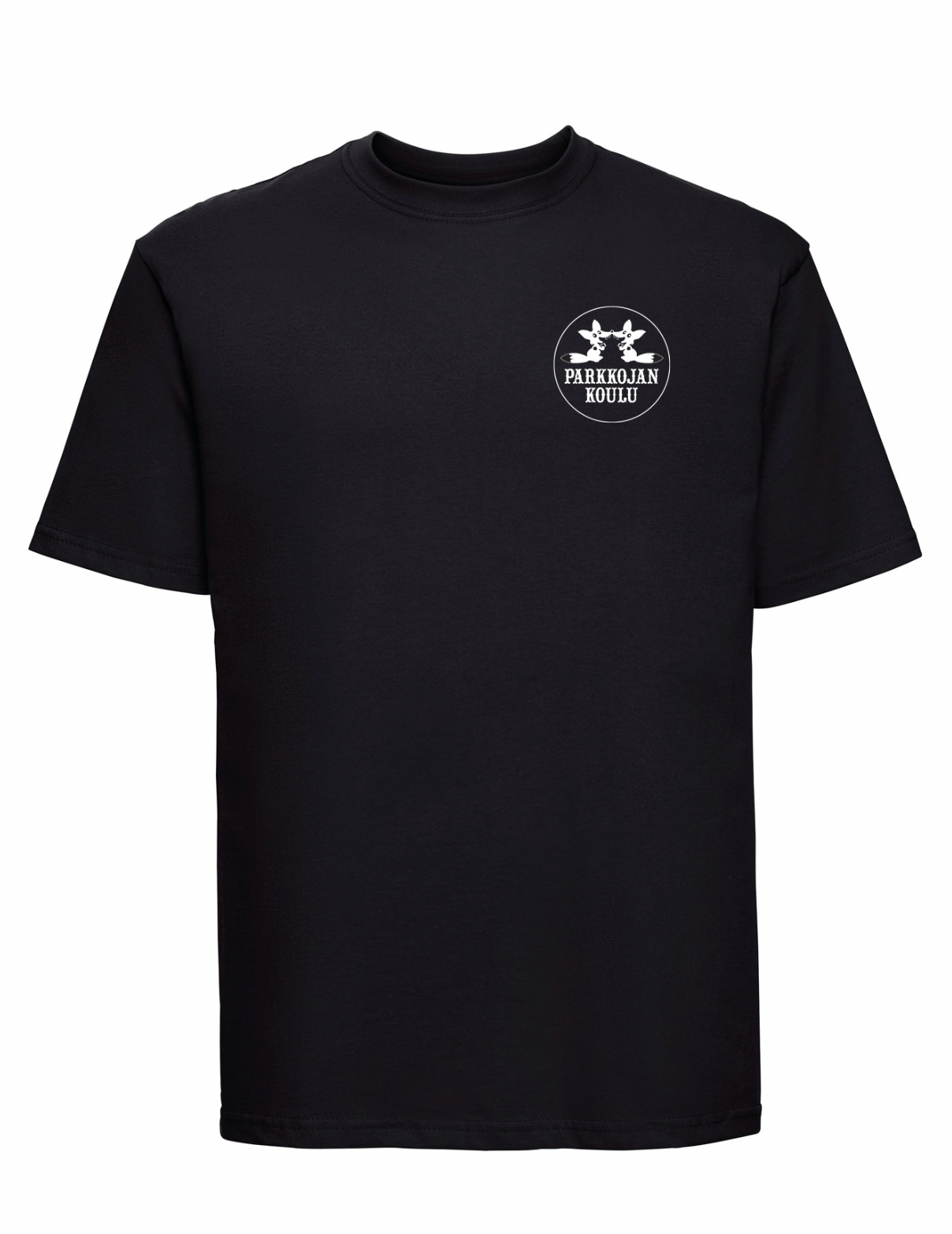 Musta t-paita - Parkkojan koulu
