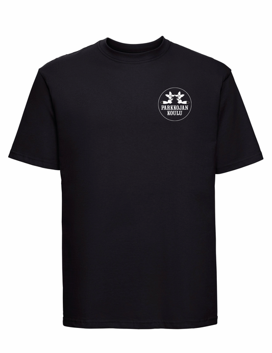 Musta t-paita - Parkkojan koulu